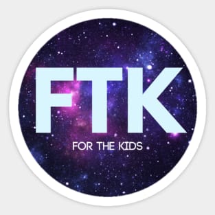 FTK Circular Galaxy Sticker